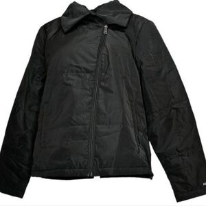 Packable Moto Lightweight Puffer Black 3x